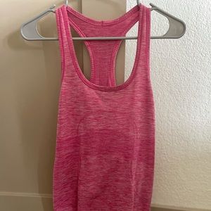 Swiftly Hot Pink Lululemon racer back tank top